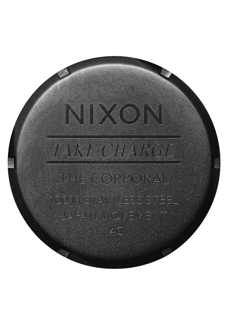 NIXON Corporal SS A346. 100m Water Resistant XL Men’s Watch (48mm Watch Face. 24mm Stainless Steel Band) - Image 4