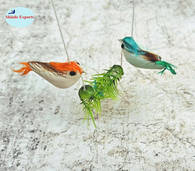 SHINDE EXPORTS SHINDE EXPORTS Decorative Artificial Birds Nest Hanging Made of Natural GrassJute Best for Balcony Home Decor and Gifting Jute Ring Hanging - Image 4