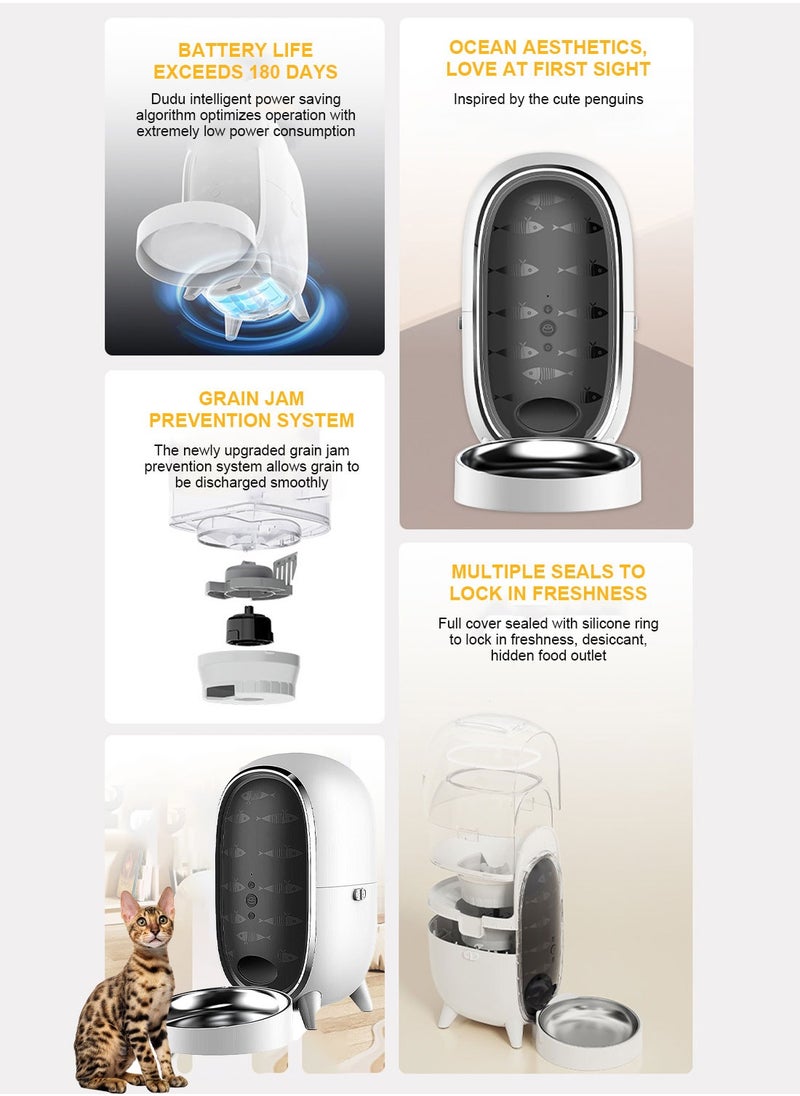 Pet Automatic Feeder Wireless Remote Intelligent Feeder Automatic Food Dispenser Feeding Machine