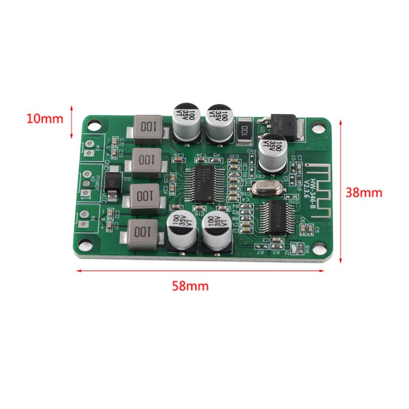 Dual Channel Audio Amplifier Board 2x15W For Speaker Home Entertainment System - Image 4