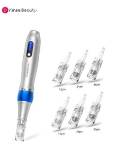 KinseiBeauty Professional Microneedling Pen, Ultima 2*12 Pin, 2*24 Pin, 2*36 Pin, A6 PRO Derma Pen  - Image 1
