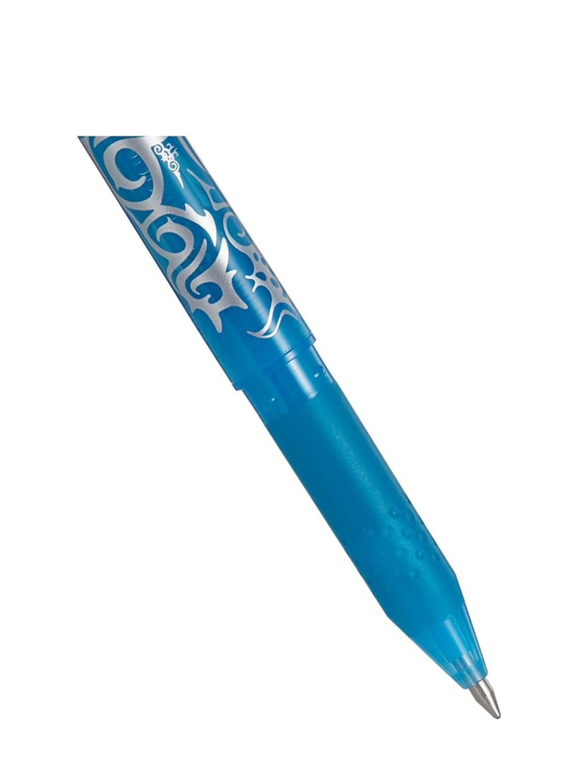 PILOT 6-Piece Ball Frixion Erasable Pen Blue/White  - Image 4