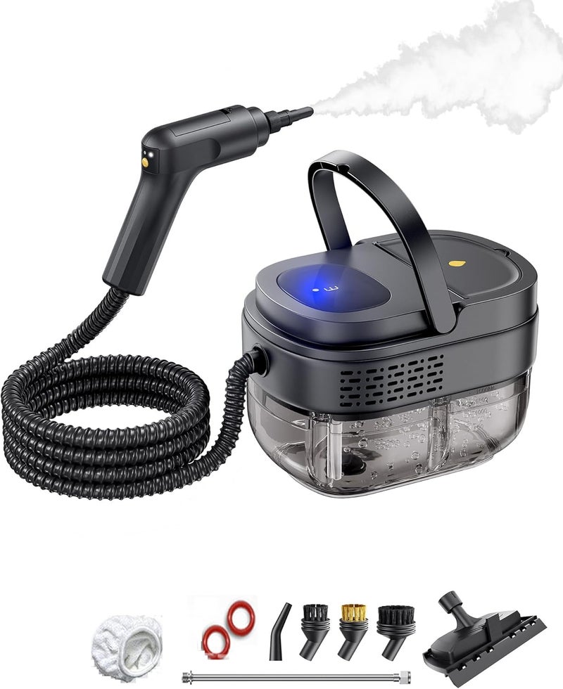 KASTWAVE 1600MLHandheld Steam Cleaner, 2500W Portable Steam Cleaner 3-Speed Adjustable Handle, High-Temperature steamer for Car, Home kitchens, Camping - Image 1