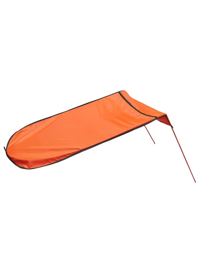 MOOCY LED Light Sun Shade Canopy for Kayak Canoe, Quick Installation (Sunshade with Light - Orange) - Image 4