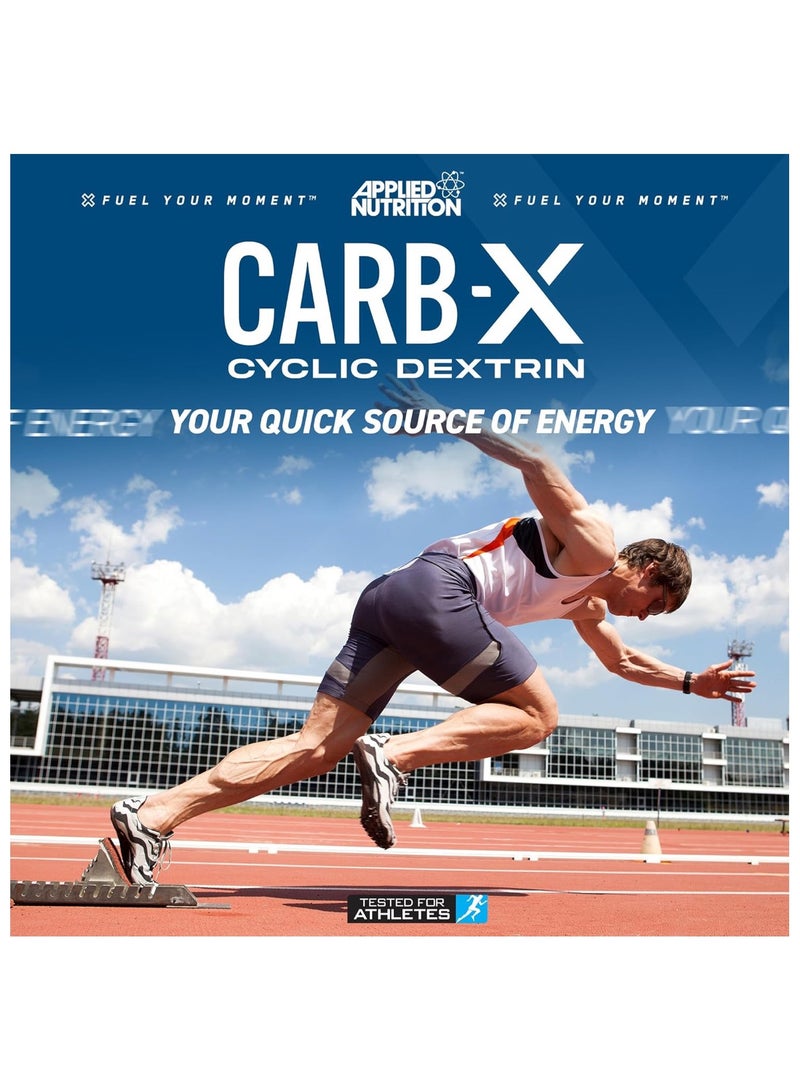 Applied Nutrition Carb X Highly Branched Cyclic Dextrin Carbohydrates, Intra & Post Workout Carbs Powder, Fuel Training & Recovery, Vegan, Gluten Free, Sugar Free, 1.2kg 48 Servings, Fruit Burst - Image 2