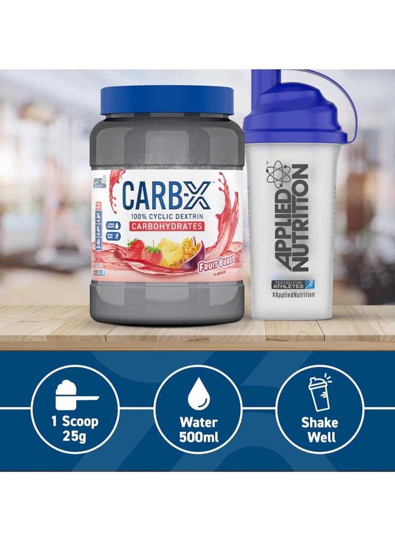 Applied Nutrition - Carb X 100% Cyclic Dextrin Carbon Hydrates Post Workout, Fruit Burst, 1.2 kg, - Image 1