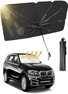 UShop YOSHOP Car Windshield Sun Shade UV Rays Sun Shade Foldable Car Windshield Sun Shade Universal Fit 