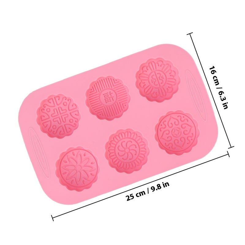 2pcs Flower Moulds Beautiful Baking Mould for Home Store Festival ( ) - Image 2
