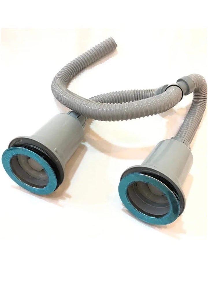 Kitchen Sink Drain Kit With Stainless Steel Strainer & Silicone Sealant – Anti-Fungus, Leak-Proof Design  - Image 1