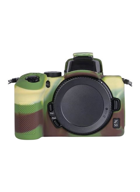 Soft Silicone Protective Case for Nikon Z50 (Camouflage)