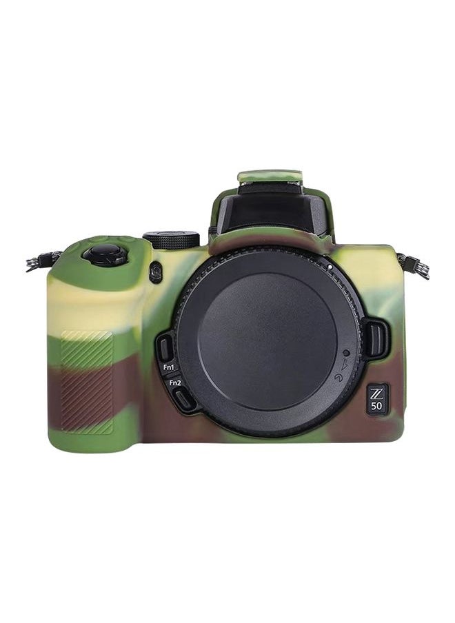 BURAQ - Soft Silicone Protective Case for Nikon Z50 (Camouflage) - Image 1