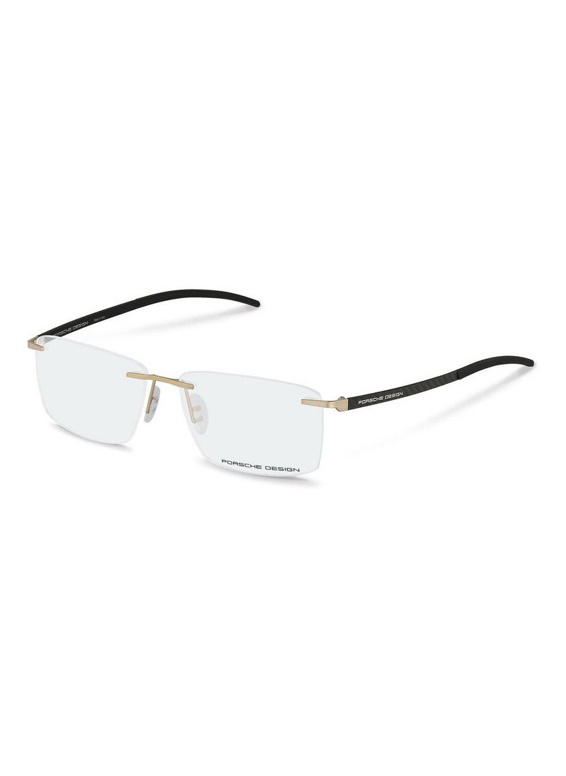 Porsche Design - Men's Pilot Eyeglass Frame - P8341 B 56 - Lens Size: 56 Mm - Image 1