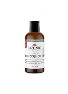 cremo Cremo Cedar Forest Beard & Scruff Softener, Softens and Conditions Coarse Facial Hair of all Lengths in Just 30 Seconds, 6 Fluid Ounce  - Image 1
