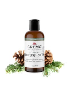 cremo Cremo Cedar Forest Beard & Scruff Softener, Softens and Conditions Coarse Facial Hair of all Lengths in Just 30 Seconds, 6 Fluid Ounce  - Image 4