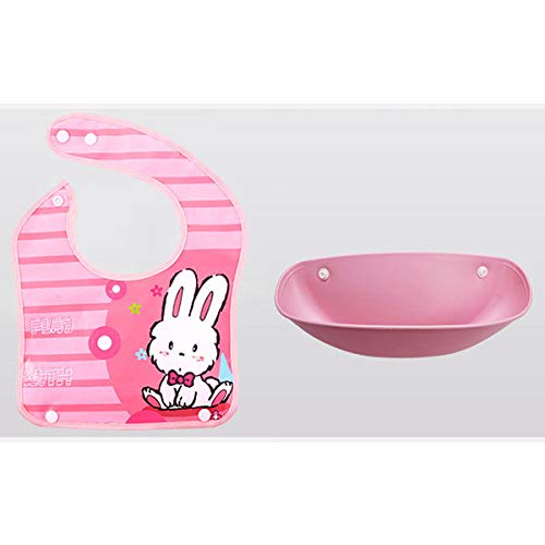 Uber World Silicon Baby Bibs for baby feeding time,Detachable Cup, Pack of 1 - Image 3