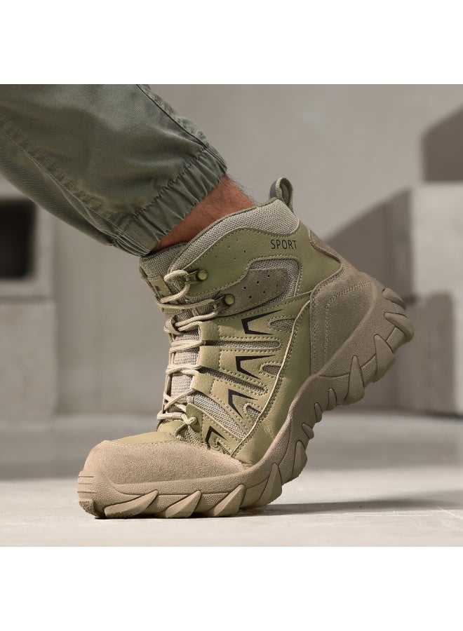 Men's steel-toe safety shoes, lightweight and comfortable, puncture-proof and slip-resistant, wear-resistant and durable, comfortable for long periods of standing, lightweight and breathable, work shoes that can also be worn as fashionable athletic shoes. - Image 5