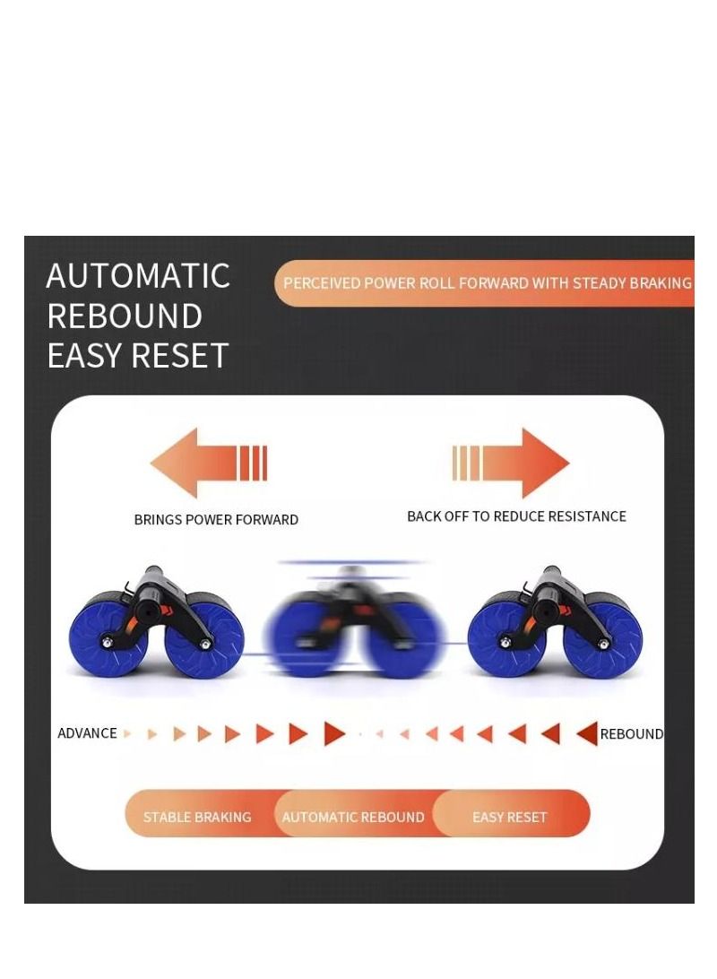Y&D Abdominal Wheel,Automatic Rebound Core Roller Wheel - Thickened Sponge Training With Elbow Support For Home Generic - Image 2