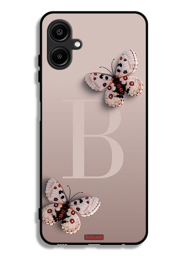 Tolwak غطاء حماية لسامسونج جالاكسي A06 4G مزخرف بالفراشات - Image 1