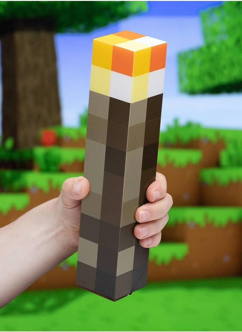 Minecraft Torch Light, Rechargeable Torch, 6-color Smart Password Control Torch