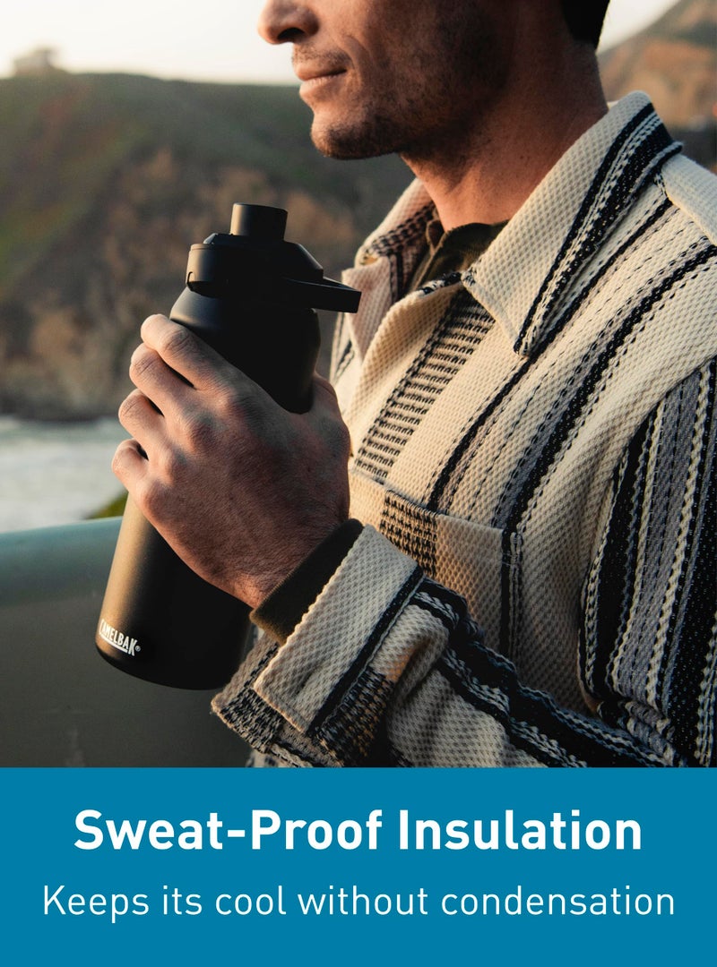 CAMELBAK زجاجة ماء ستانلس ستيل معزولة بالفراغ سعة 40 أونصة من كاملباك تشوت ماج، أزرق - Image 4