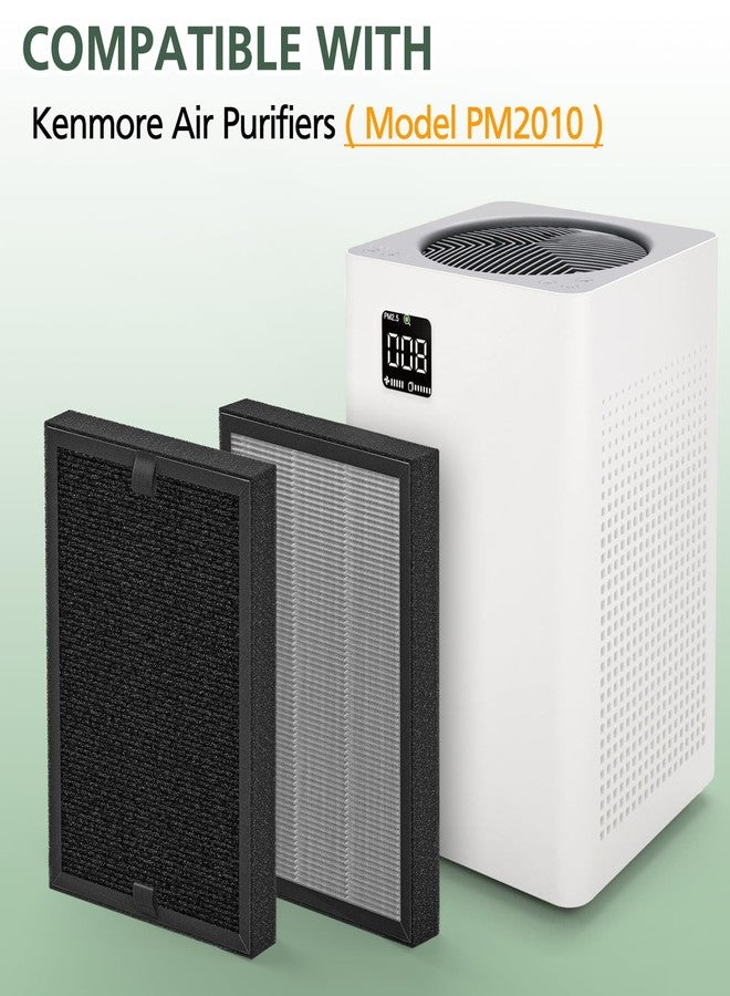 isinlive KF250 Replacement HEPA Filter, Compatible with Kenmore 1200e Series Air Purifier PM2010, for Rooms up to 1,500 Sq. Ft. 3-in-1 HEPA Filter, 4-Pack - Image 4