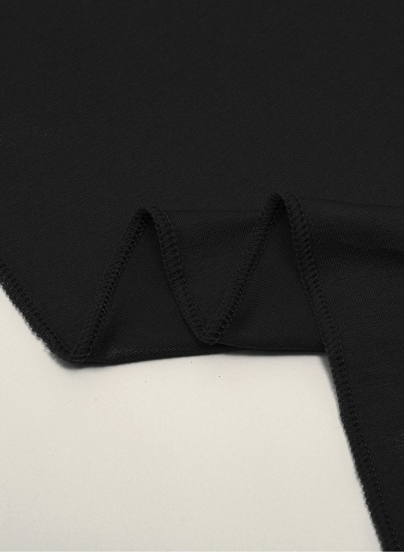 Solid Color Instant Hijab Woman Jersey Cotton Scarf Wrap Shawls Abaya Half-body Cover Hijab Lightweight Headscarf  - Image 5
