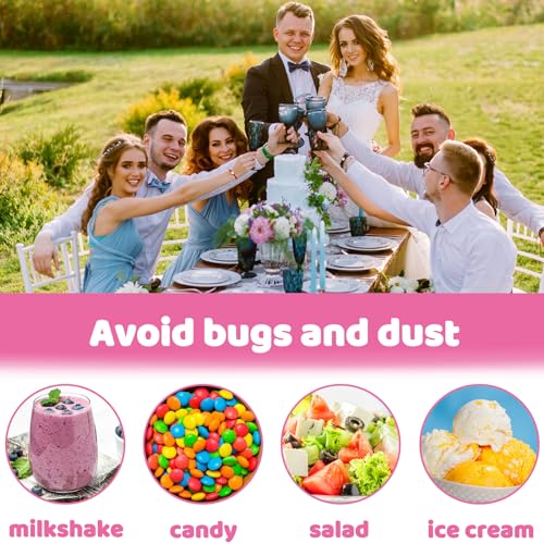 Alaeseje 100 Pack 6 oz Plastic Cups with Dome Lids (No Hole),Crystal Clear PET Dessert Cups,Disposable Party Dessert Cups for Fruit,Parfait,Pudding,Yogurt,Ice Cream,Cold Drinks - Image 4