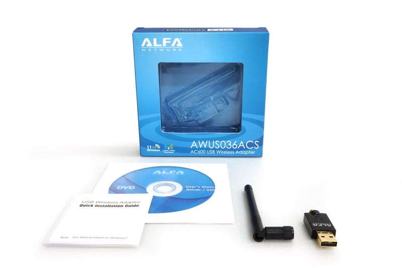 ALFA Network AWUS036ACS Wide-Coverage Dual-Band AC600 USB Wireless Wi-Fi Adapter w/High-Sensitivity External Antenna - Windows, MacOS & Kali Linux Supported - Image 2