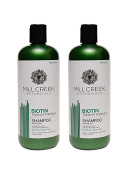 Mill Creek Biotin Shampoo 14 Fluid Ounce Two Pack