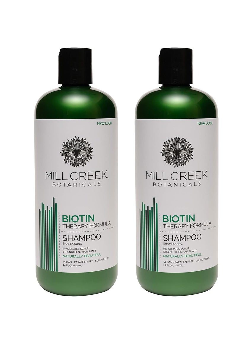 Mill Creek - Mill Creek Biotin Shampoo 14 Fluid Ounce Two Pack - Image 1