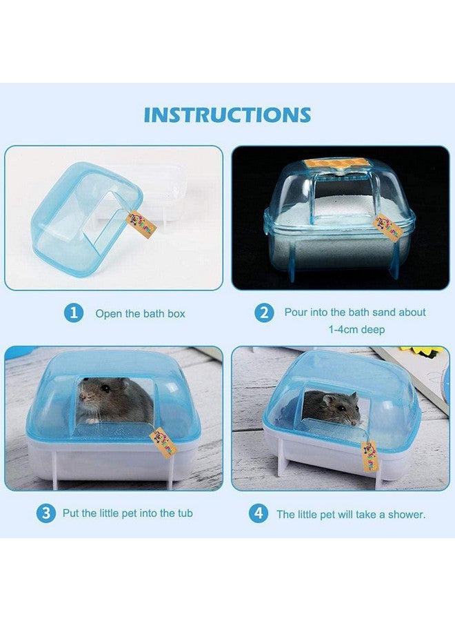 Western Era Playfull Sand Bath For Hamster, Gerbill (200Grm) (Lemon) - Image 3