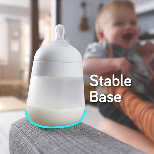 Nanobébé Flexy Silicone Baby Bottle 2-Pack – Pink, 9oz - Image 4