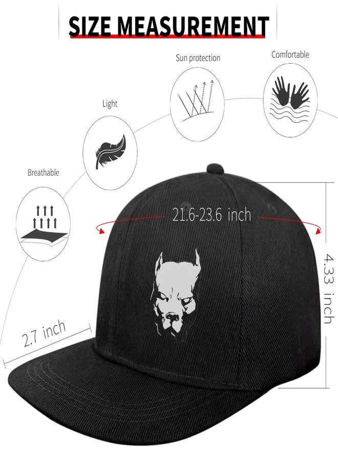 Negi Mountain Tree Bicycle Hat Snapback Hats for Men Womens Black Adjustable Baseball Caps Flat Bill Brim Snap Backpack Black Hat for Boy Fitted Hiking Sun Hat - Image 3