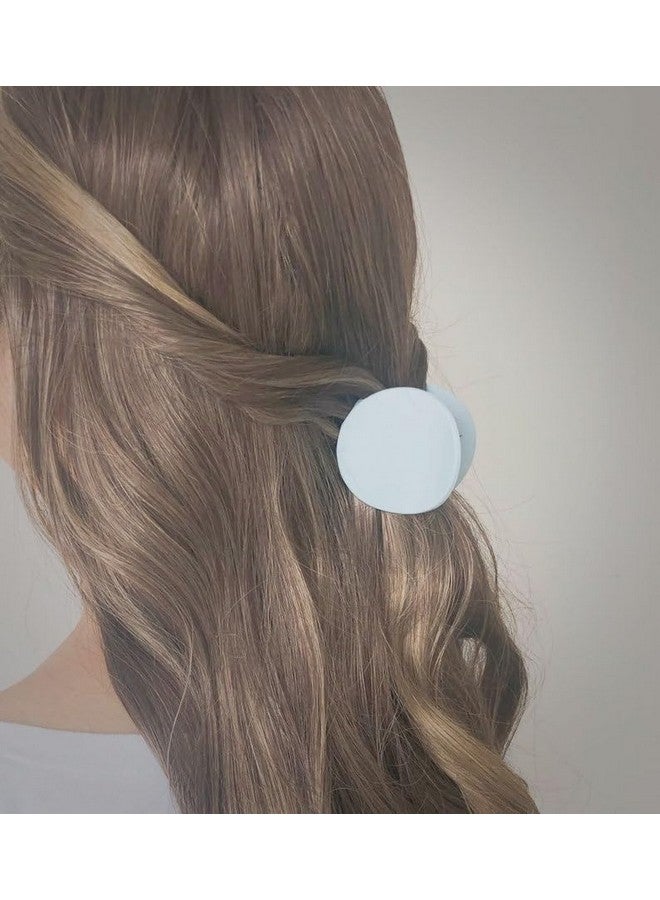 Plenteous مشابك شعر صغيرة وفيرة مشابك مخلب 3 قطع مشابك شعر صغيرة مشابك مخلب دائرية مشابك شعر غير لامعة متوسطة للشعر الرقيق والقصير مشابك فك صغيرة لمجموعات الشعر للنساء - متعدد. - Image 4