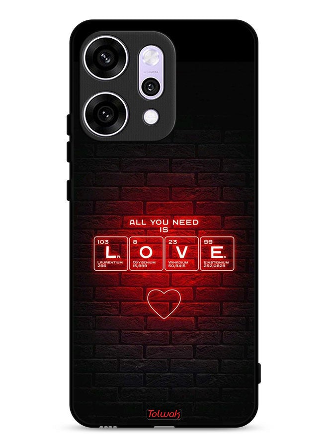 Tolwak Oppo Reno14 Protective Case Cover All You Need Is Love - Image 1