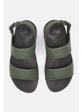 FitFlop Men Lido Back Strap Sandals, Camouflage Green  - Image 3