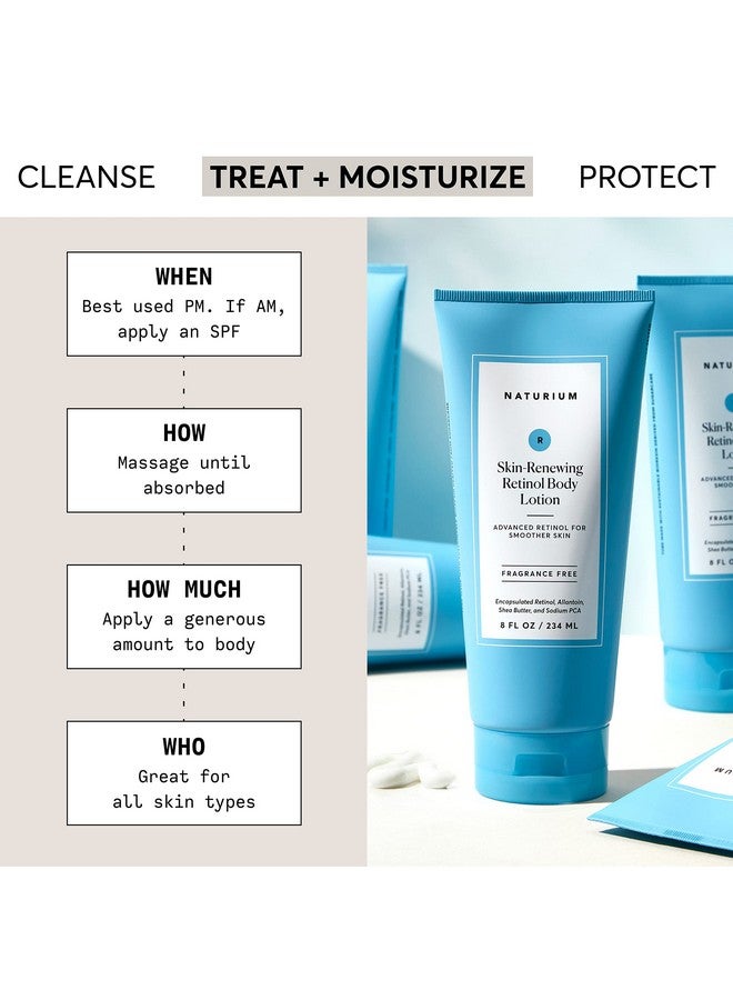 ناتوريوم لوشن الجسم ناتوريوم ريتينول لتجديد البشرة، عناية متقدمة بشد البشرة ومضادة للشيخوخة، مع ريتينول مُغلّف وزبدة الشيا، 8 أونصة - Image 2