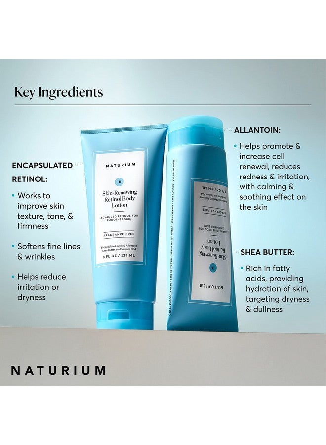 ناتوريوم لوشن الجسم ناتوريوم ريتينول لتجديد البشرة، عناية متقدمة بشد البشرة ومضادة للشيخوخة، مع ريتينول مُغلّف وزبدة الشيا، 8 أونصة - Image 5