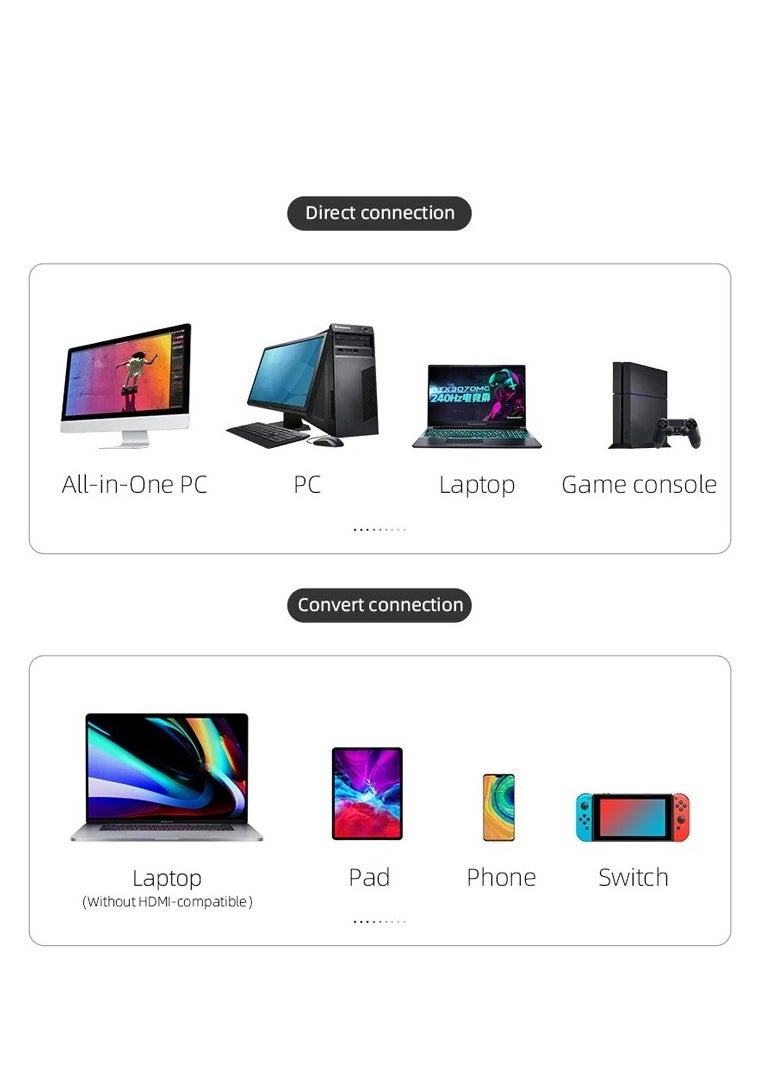 ماركة غير محددة مستقبل جهاز إرسال فيديو لاسلكي متوافق مع HDMI من Hagibis  - Image 4