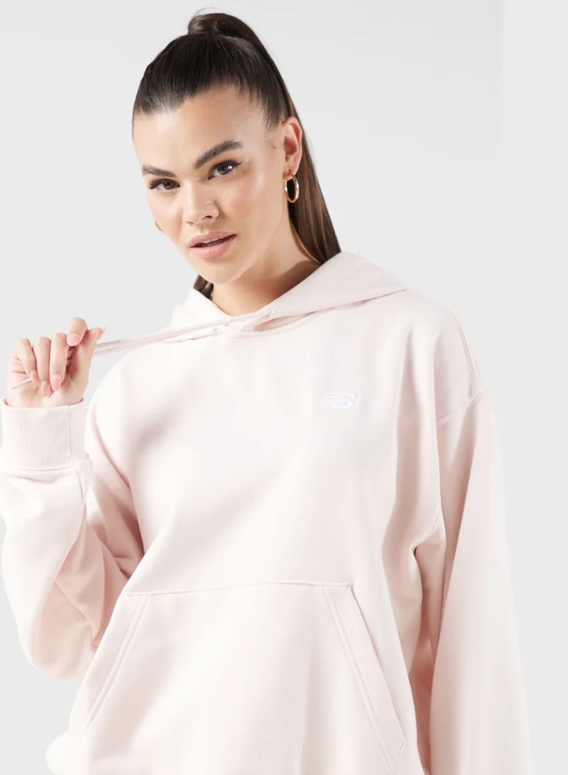 New Balance French Terry Small Logo Hoodie