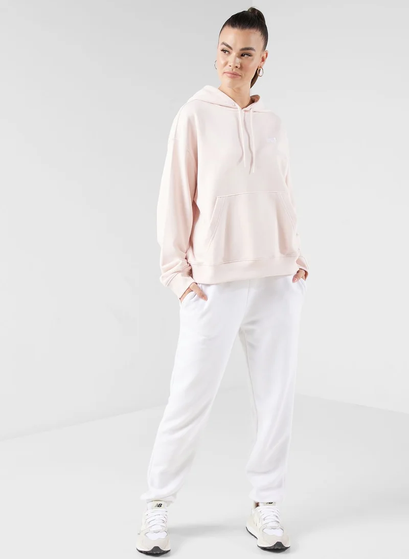 New Balance French Terry Small Logo Hoodie