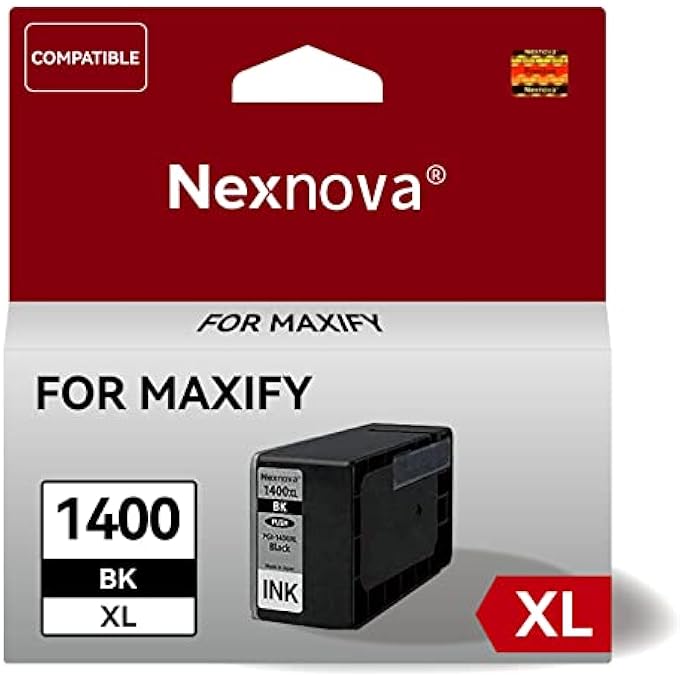 INK CARTRIDGE PGI-1400XL FOR CANON HIGH YIELD (1-PACK BLACK) PGI 1400 XL FOR MAXIFY MB2140 MB2340 MB2740 MB2040 - Image 1