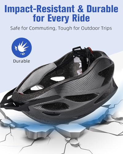 Zacro Adult Bike Helmet, Safety Certified Cycling Helmet for Men Women, Lightweight with Detachable Visor, Adjustable Dial Fit 54-63cm, for Road/Mountain/Commuting - Image 5