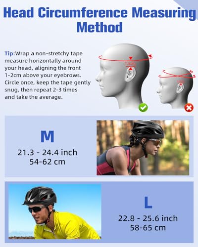 Zacro Adult Bike Helmet, Safety Certified Cycling Helmet for Men Women, Lightweight with Detachable Visor, Adjustable Dial Fit 54-63cm, for Road/Mountain/Commuting - Image 2