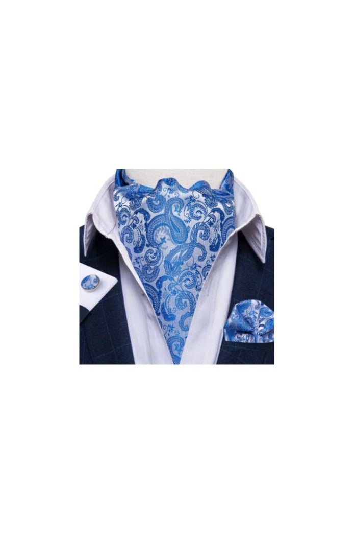 Men's Set Consisting Of Three Pieces (tie - Handkerchief - Cufflinks)  - Image 2