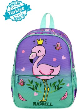 Waddell Licensed Flamingo Patterned Kindergarten Nursery Backpack  - Image 1