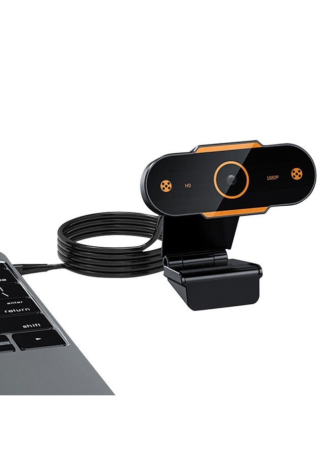 XiuWoo - USB Webcam, 1080P HD Driver-Free USB Camera for Live Broadcast, Wide Viewing Angle Laptop Webcam, Autofocus Webcamera for Computer, Adjustable Webcam with Clear Stereo Audio HD Light for Skype Zoom - Image 1