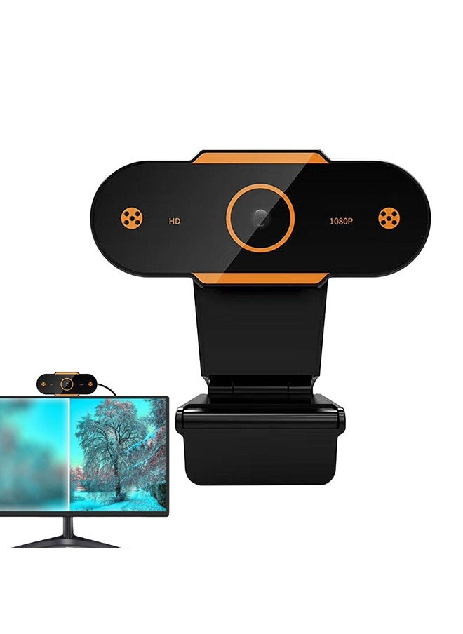 XiuWoo - USB Webcam, 1080P HD Driver-Free USB Camera for Live Broadcast, Wide Viewing Angle Laptop Webcam, Autofocus Webcamera for Computer, Adjustable Webcam with Clear Stereo Audio HD Light for Skype Zoom - Image 1