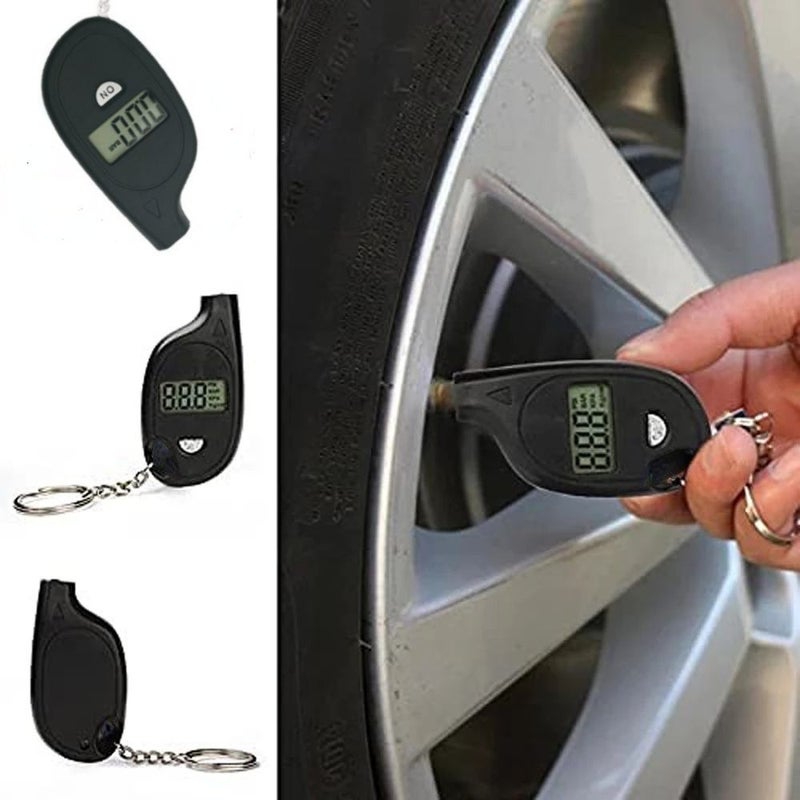 Tire Gauge Digital LCD Display Car Air Pressure Tester Meter Auto Motorcycle Tire Manometer 1pc - Image 3