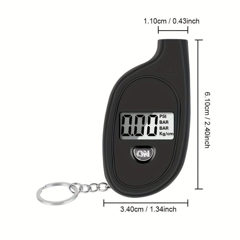 Tire Gauge Digital LCD Display Car Air Pressure Tester Meter Auto Motorcycle Tire Manometer 1pc - Image 2